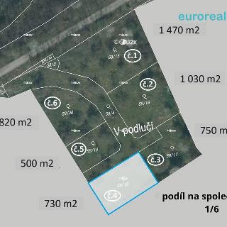 Prodej stavební parcely 730 m² Plzeň, 