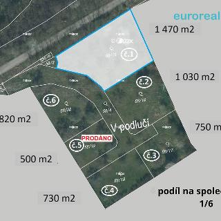 Prodej stavební parcely 1 470 m² Plzeň, 