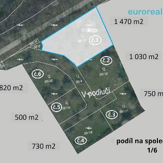 Prodej stavební parcely 1 470 m² Plzeň, 