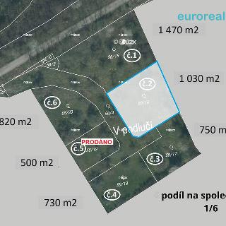 Prodej stavební parcely 1 030 m² Plzeň, 