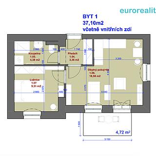 Prodej bytu 2+kk 37 m&sup2; Mariánské Lázně