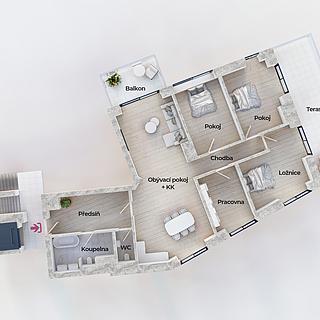Prodej bytu 5+kk 151 m&sup2; Praha