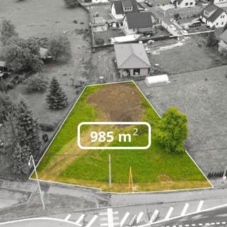 Prodej stavební parcely 985 m² Petřvald