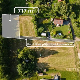 Prodej stavební parcely 717 m&sup2; Tichá