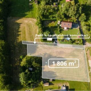 Prodej stavební parcely 1806 m&sup2; Tichá