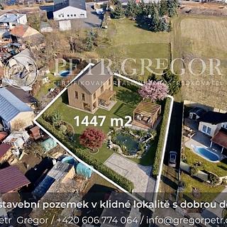 Prodej stavební parcely 1447 m&sup2; Mnichovo Hradiště