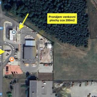 Pronájem komerčního pozemku 200 m² Hodonín, Brněnská