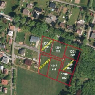 Prodej stavební parcely 1 286 m² Střítež