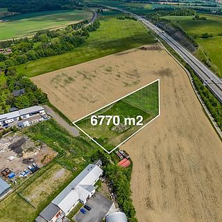Prodej komerčního pozemku 6770 m&sup2; Sudoměřice u Tábora