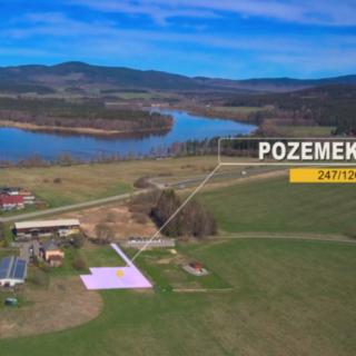 Prodej stavební parcely 1048 m&sup2; Černá v Pošumaví