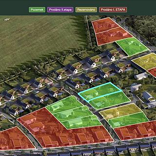 Prodej stavební parcely 871 m&sup2; Dubí