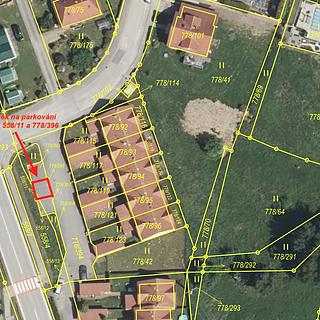 Prodej parkovacího místa 22 m&sup2; Frymburk