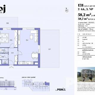 Prodej bytu 2+kk 58 m² Praha