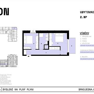 Prodej bytu 2+1 47 m&sup2; Brno