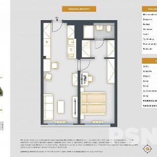 Prodej bytu 2+kk 48 m² Praha, Čenětická