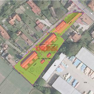 Prodej stavební parcely 3 476 m² Dětenice