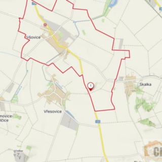 Prodej zemědělské půdy 25 944 m² Výšovice