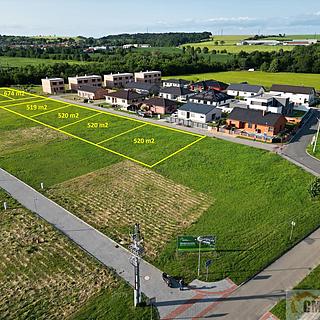Prodej stavební parcely 520 m&sup2; Prostějov
