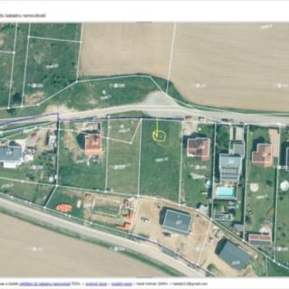 Prodej stavební parcely 1233 m² Dobev