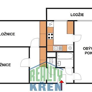 Prodej bytu 3+1 69 m² Praha, náměstí Bořislavka