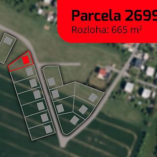 Prodej stavební parcely 665 m&sup2; Želechovice nad Dřevnicí
