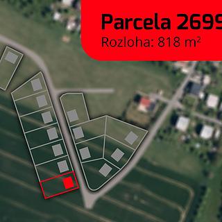Prodej stavební parcely 818 m&sup2; Želechovice nad Dřevnicí