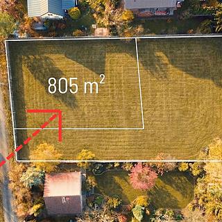 Prodej stavební parcely 805 m&sup2; Řitka