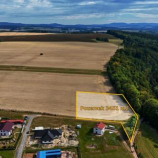 Prodej stavební parcely 3 451 m² Záchlumí
