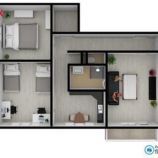 Pronájem bytu 3+1 69 m² Rožnov pod Radhoštěm, Valašská