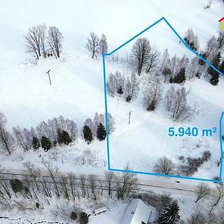 Prodej stavební parcely 5940 m&sup2; Říčky v Orlických horách