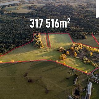 Prodej zemědělské půdy 317 516 m² Chlum u Třeboně