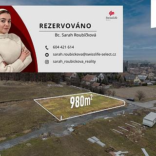 Prodej stavební parcely 980 m² Hroubovice