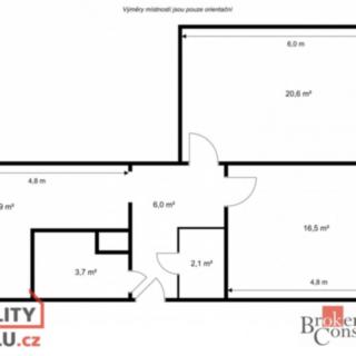 Prodej bytu 2+1 60 m² Jablonec nad Nisou