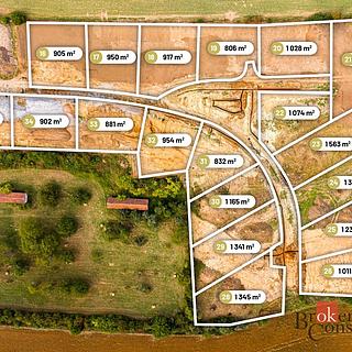 Prodej stavební parcely 806 m&sup2; Starý Bydžov