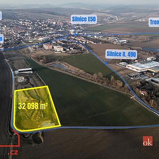 Prodej komerčního pozemku 10000 m&sup2; Uherský Brod