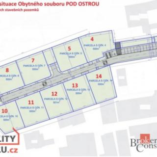 Prodej stavební parcely 500 m² Česká