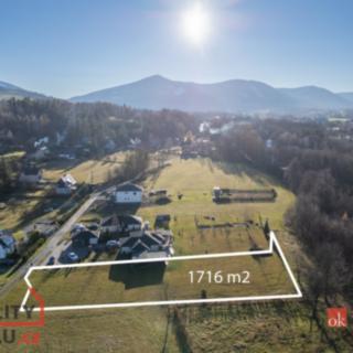Prodej stavební parcely 1716 m² Čeladná