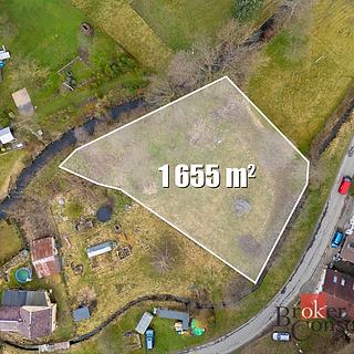 Prodej stavební parcely 1655 m&sup2; Kunratice u Cvikova