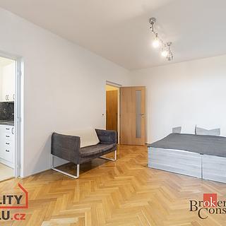 Pronájem bytu 1+1 32 m² Brno Lesná, Halasovo náměstí