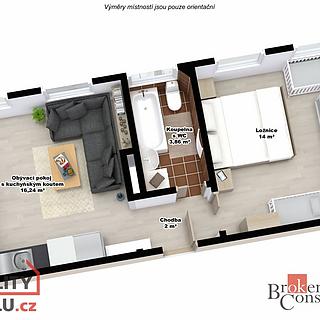 Prodej bytu 2+kk 36 m² Chrastava, Nový domov