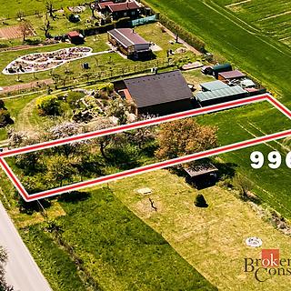 Prodej stavební parcely 996 m&sup2; Čáslavice