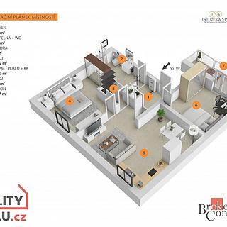 Prodej bytu 3+kk 85 m&sup2; Otovice