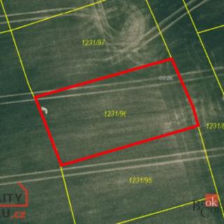 Prodej stavební parcely 975 m² Dýšina