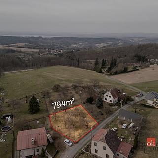 Prodej stavební parcely 794 m² Náchod Jizbice