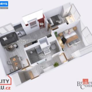 Prodej bytu 3+kk 55 m² Jablonec nad Nisou, Polní