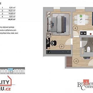 Prodej bytu 2+kk 44 m² Český Brod