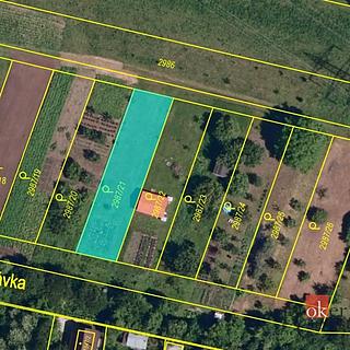 Prodej zahrady 420 m² Sokolnice