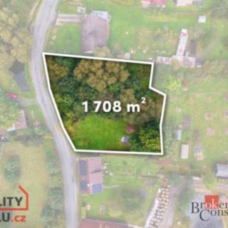 Prodej stavební parcely 1708 m² Bělá nad Radbuzou