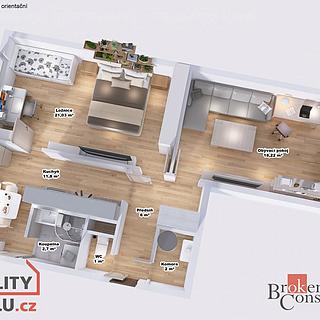 Prodej bytu 2+1 65 m² Černousy