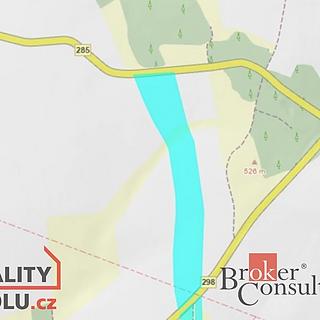 Prodej zemědělské půdy 46553 m&sup2; Bohdašín